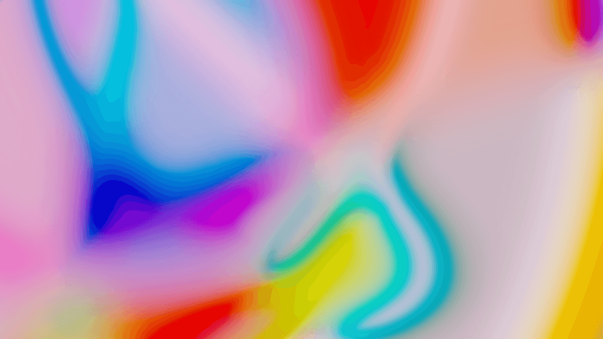 An amorphous, abstract, colourful gradient